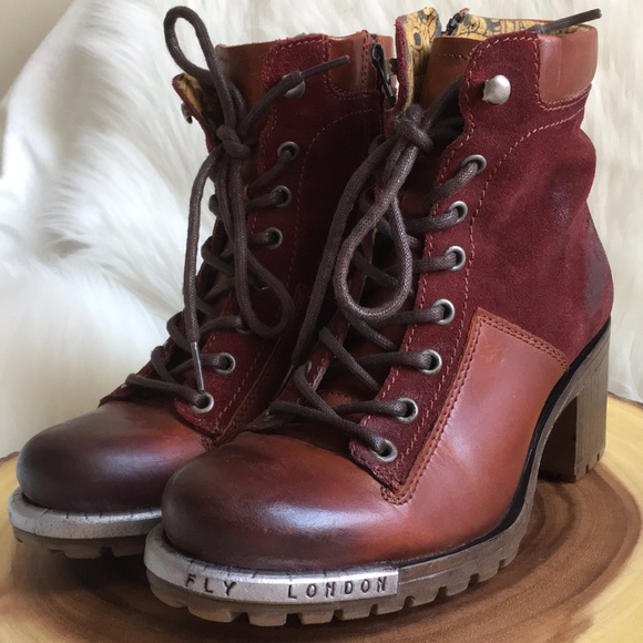 Fly London Shoes - Fly London Leal side zip leather booties